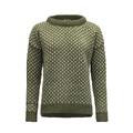 Devold Nordsj&#248; Wool Sweater Dame L Olive