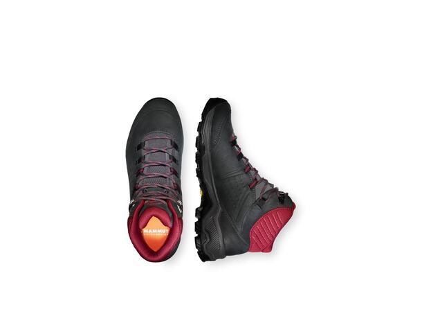 Mammut Nova IV Mid GTX Dame 40 Black / Blood Red