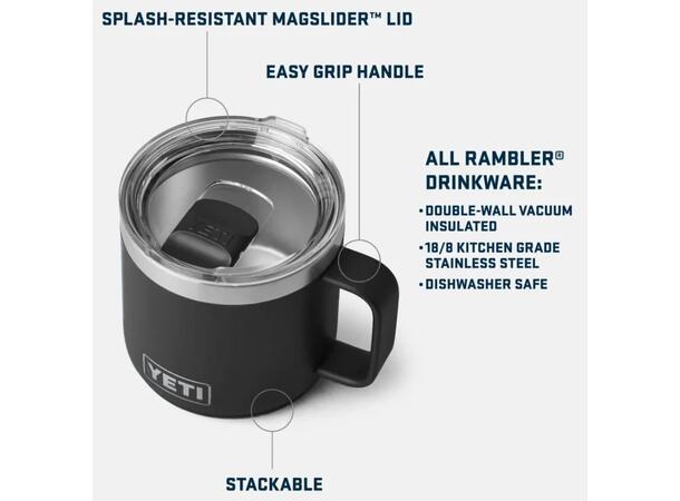 Yeti Rambler 10 Oz Mug 295 ml Black